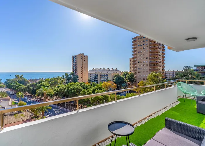 Apartamento Pura Vida! Vistas Al Mar, Playa A 5 Min. Terraza, Wifi Y A/A.